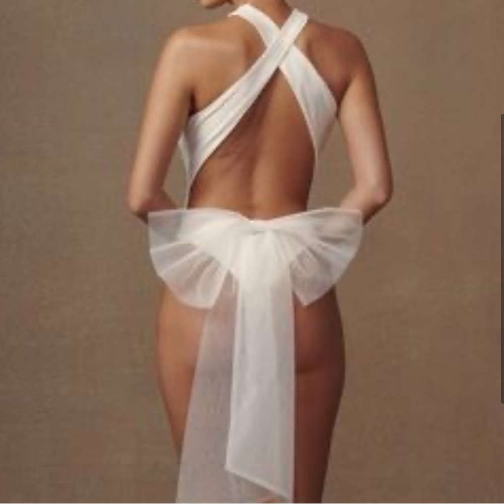 Meshki White One-Piece Swimsuit